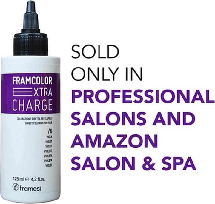 Immagine prodotto Framesi Framcolor Extra Charge Violet Color Trattamento rinfrescante per capelli 4,2 fl oz