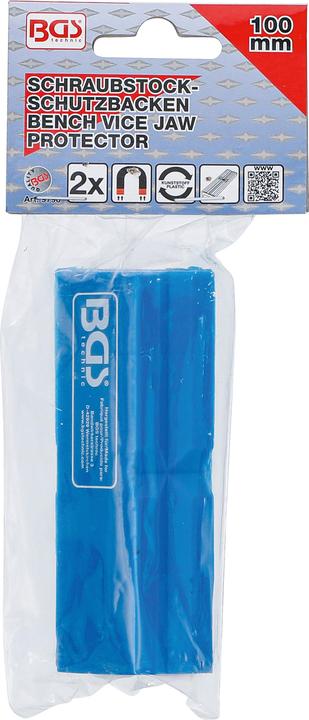 Actual product image BGS Bench Vice Jaw Protectors plastic 100 mm 2 pcs.