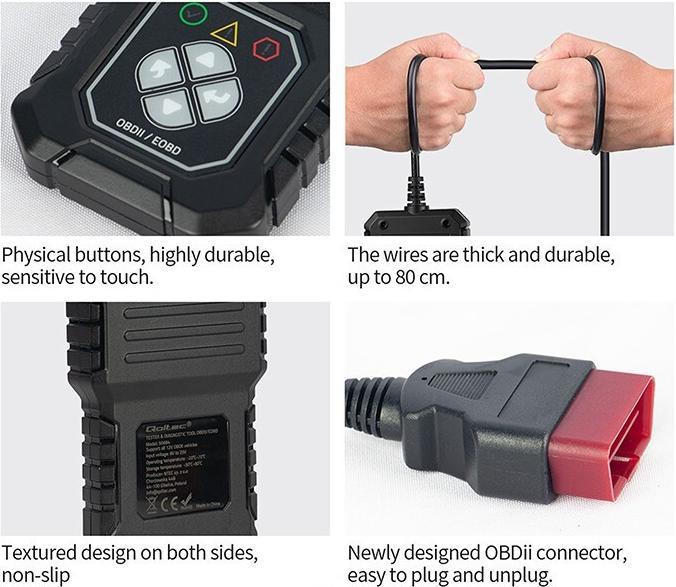 Actual product image Qoltec OBDII EOBD ProLine