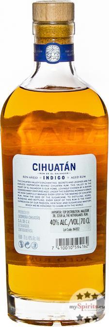 Actual product image Cihuatan 8 Years Indigo Aged Rum