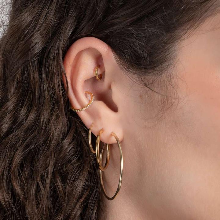 Actual product image Bijouteria Hoops (Gold plating, Silver 925)