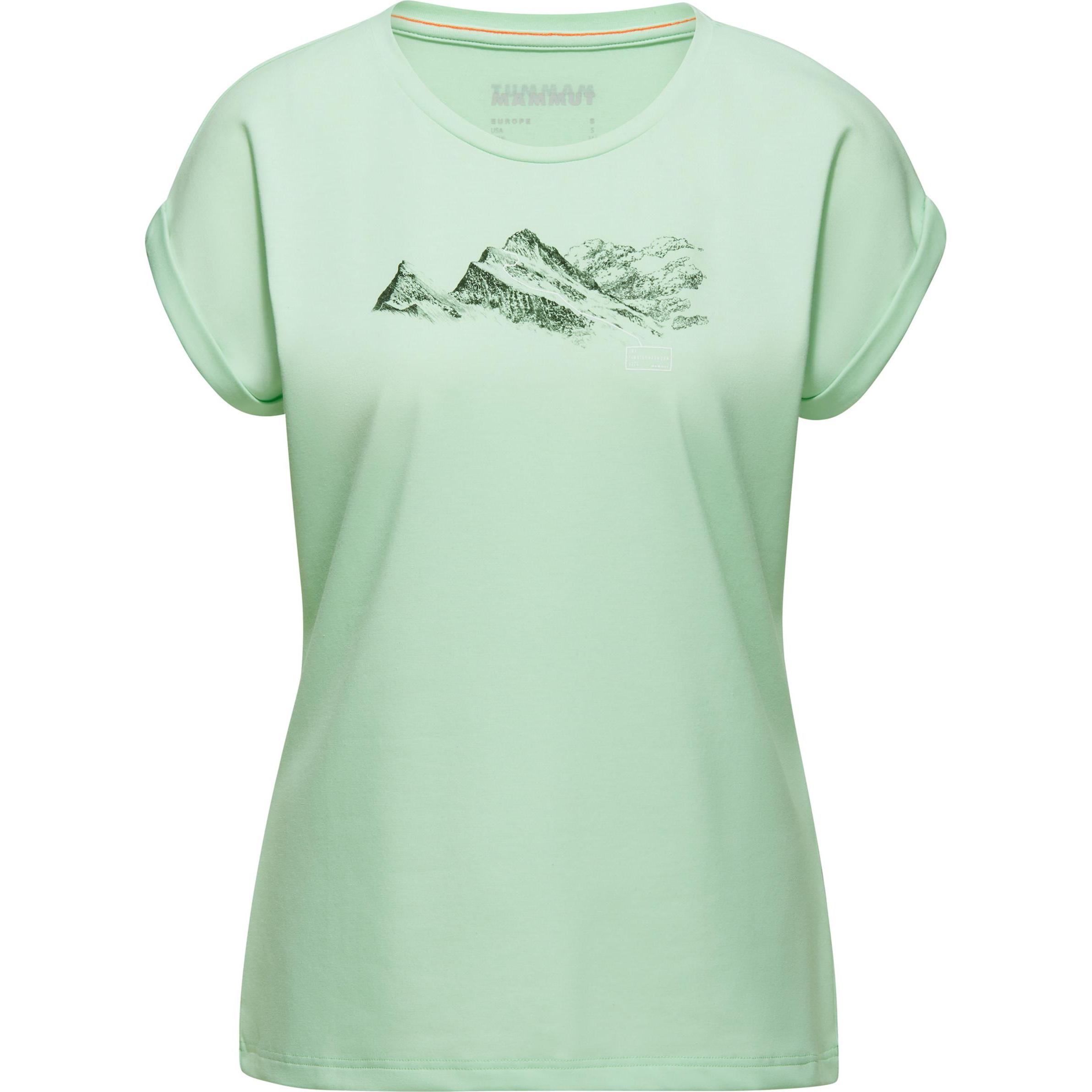 Mammut, Damen, Shirt, Mountain T-Shirt Finsteraarhorn, Grün, (L)