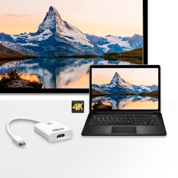 Produktbild Aten VC985 Video- / Audio-Adapter (Mini DP, HDMI, 17.50 cm)