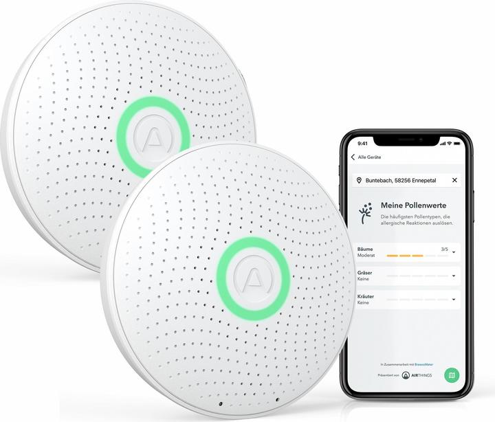 Actual product image Airthings Wave Plus