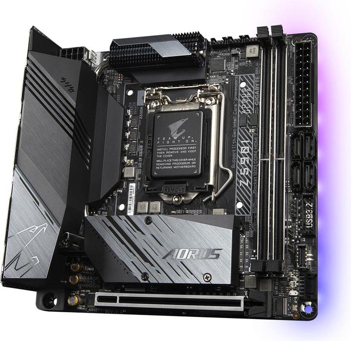 Image du produit Gigabyte Z590I AORUS ULTRA (LGA 1200, Intel Z590, Mini-ITX)