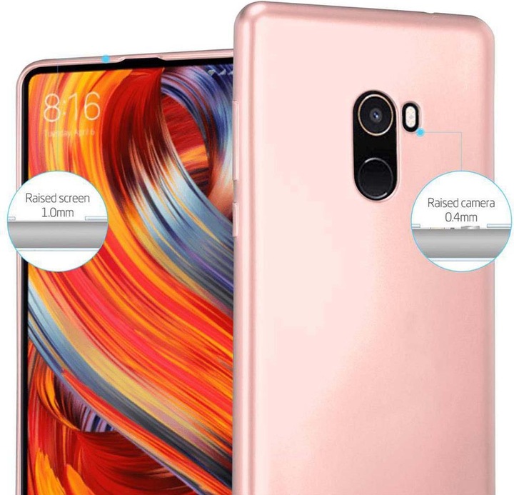Produktbild Cadorabo TPU Matt Metallic Cover (Xiaomi Mi Mix 2)