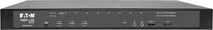 Produktbild Eaton TIPPLITE 8-Port Cat5 KVM over IP Switch with Virtual Media - 1 Local & 1 Remote User 1U Rack-M