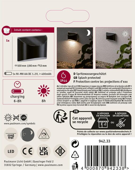 Image du produit Paulmann Elliot (IP44)