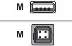 Actual product image Lexmark Cable/USB 2m f Optra E310 (2 m)