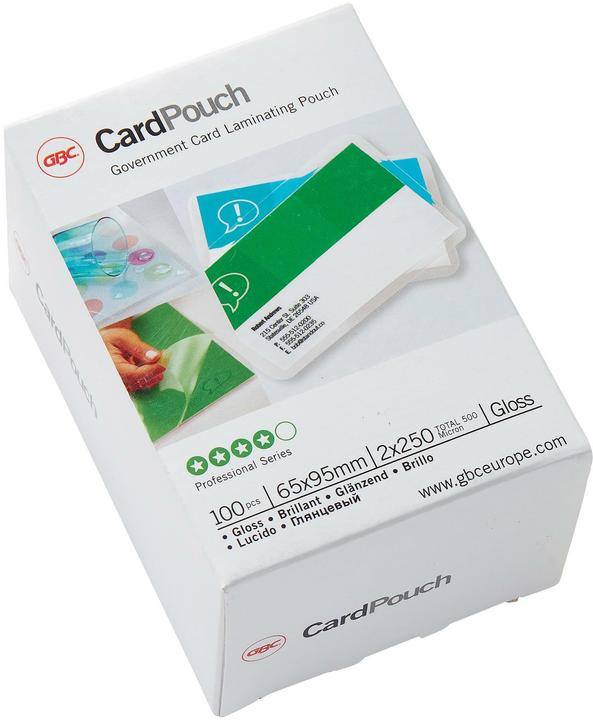 Immagine prodotto GBC Sacchetto di laminazione (65 x 95 mm, 100 Pezzo/i, 250 µm)