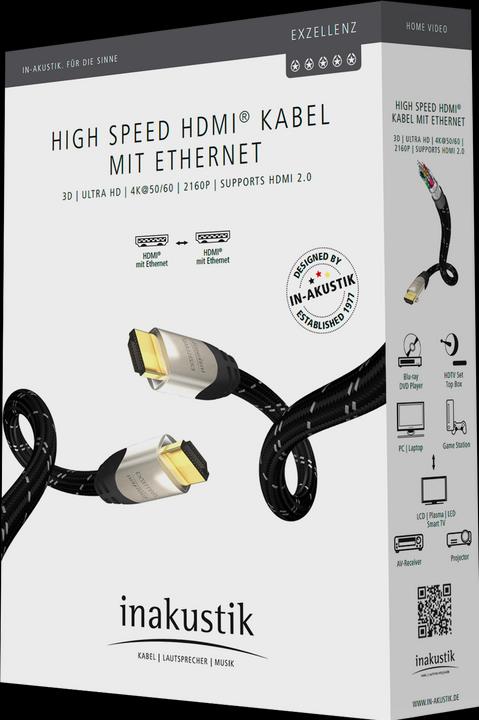 Produktbild Inakustik Exzellenz HDMI (1.50 m, HDMI, 2.0a)