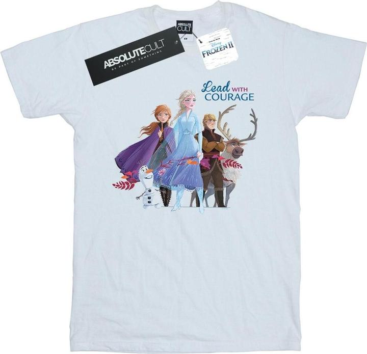 Immagine prodotto Disney Frozen 2 Lead With Courage Maglietta Ragazze (140, 146)
