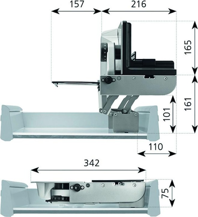 Actual product image Dr. Ritter Built-in universal cutter AES 62 SL/-H and AES 62 SR/-H