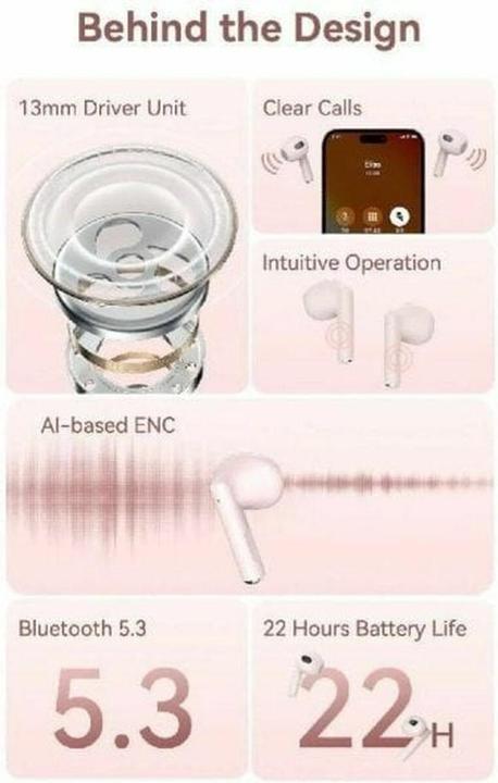 Produktbild Vention Wireless earphones,, NBKB0, Earbuds Elf E06 (black) (ANC, 6 h, Kabellos)