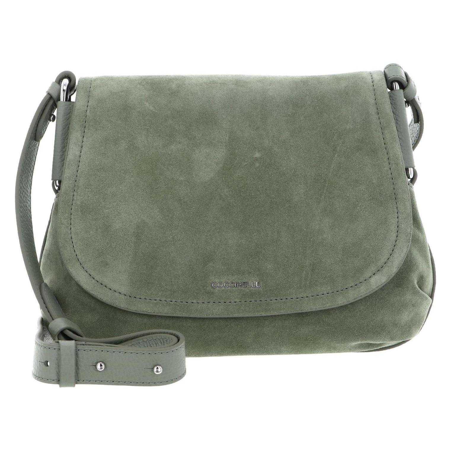 Coccinelle, Damen, Handtasche, Rebekka Handbag Grained Leather, Grün