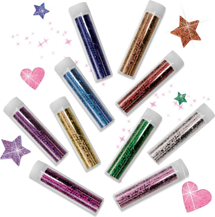 Produktbild Ses Glitzer 10 Farben biologisch abbaubar