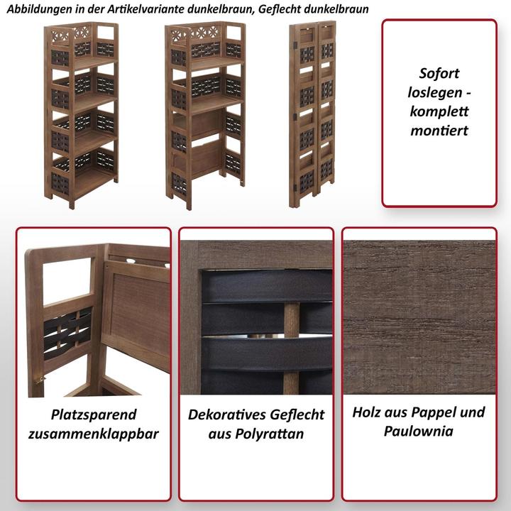 Immagine prodotto Mendler Regal (43 x 23 x 110 cm)