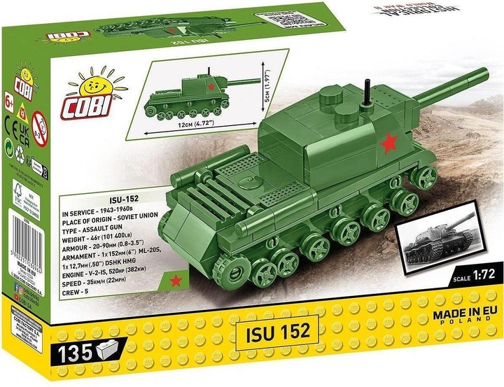 Produktbild Cobi 135 PCS HC WWII /3096/ ISU 152