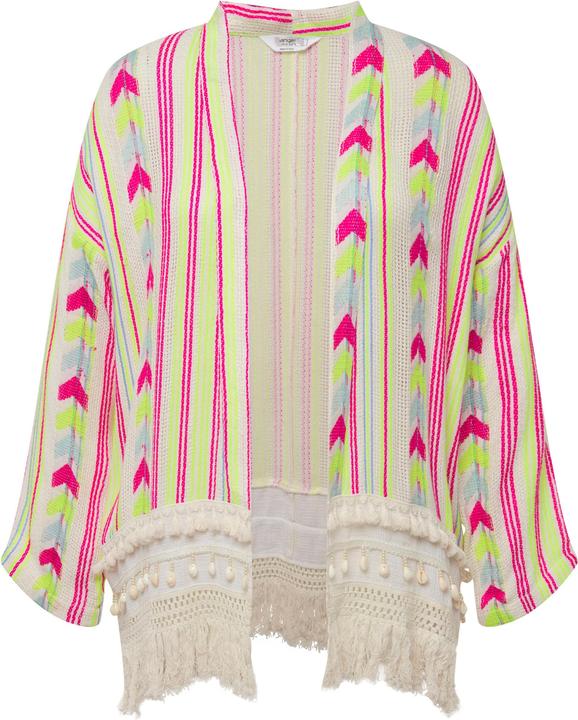 Produktbild Angel of Style Jacke, oversized, Jacquard-Streifen, offene Form, Langarm (52)