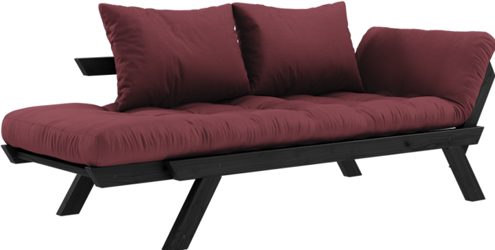 Black, Bordeaux red