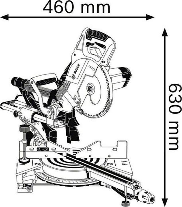 Actual product image Bosch Professional GCM 8 SJL (CH)