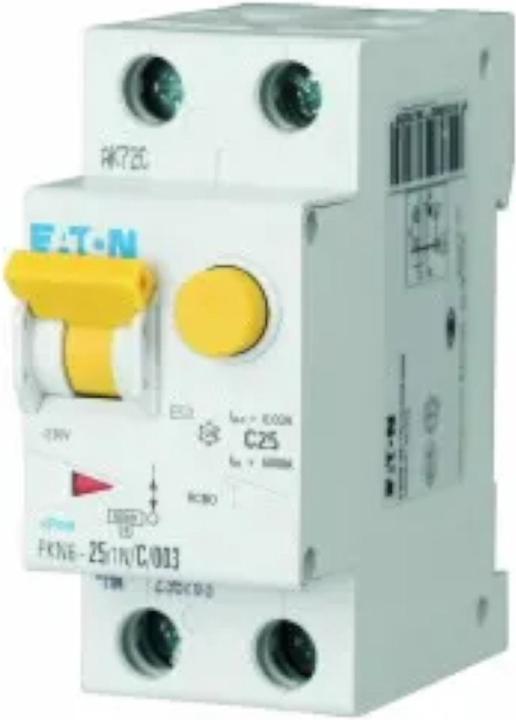Actual product image Eaton Combination switch 16A 1P+N c-kar - Combination switch 16A 1P+N 30ma 6ka c-kar pkn6-16/1n/c/003