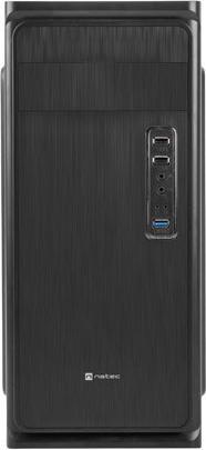 Productafbeelding Genesis PC-kast Armadillo G2 Zwart, Midi Tower, Voeding inbegrepen Nee (ATX, mATX, Mini-ITX)