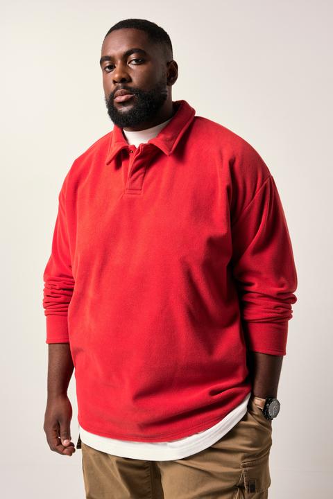 Produktbild Sthuge Fleece-Pullover, Polokragen (L)