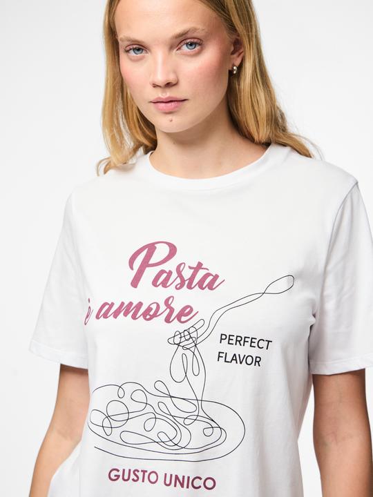 Actual product image Pieces PCJILLIANE BEDRUCKTES T-Shirt (S)