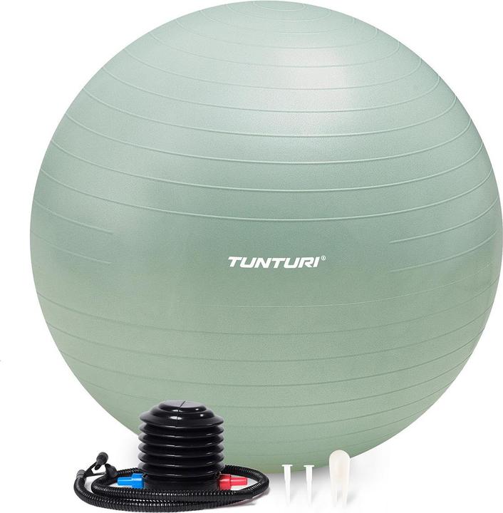Tunturi Gym Ball - Fitnessball reissfest ABS 65 cm Mintgrün (65 cm)