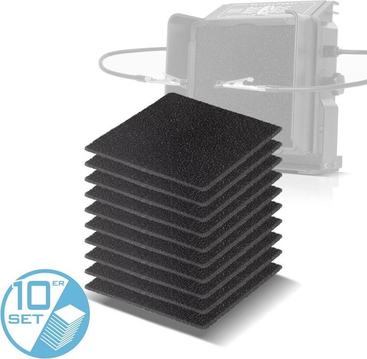 Produktbild Stahlwerk Aktivkohlefilter Vorderseite 10er Set für Dunstabzug FE-27 ST