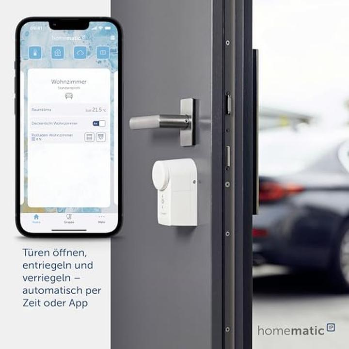 Produktbild Homematic IP Smart Home Starter Set Mini Zutritt (Schlüssel, Smartphone)