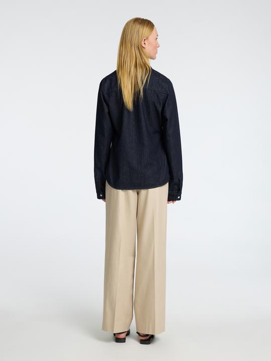 Produktbild Selected Femme Körperbetontes Langarm Jeanshemd (36)