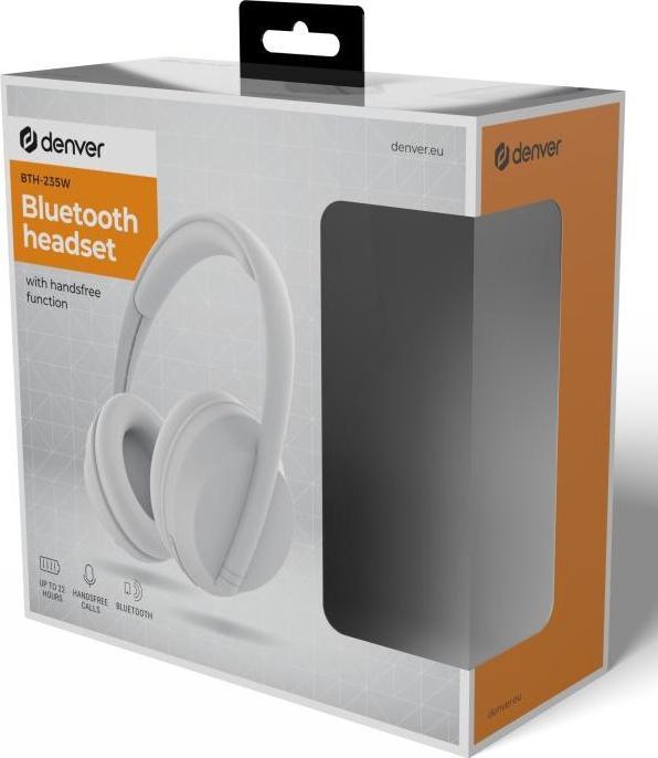 Produktbild Denver BTH-235W White (12 h, Kabellos)