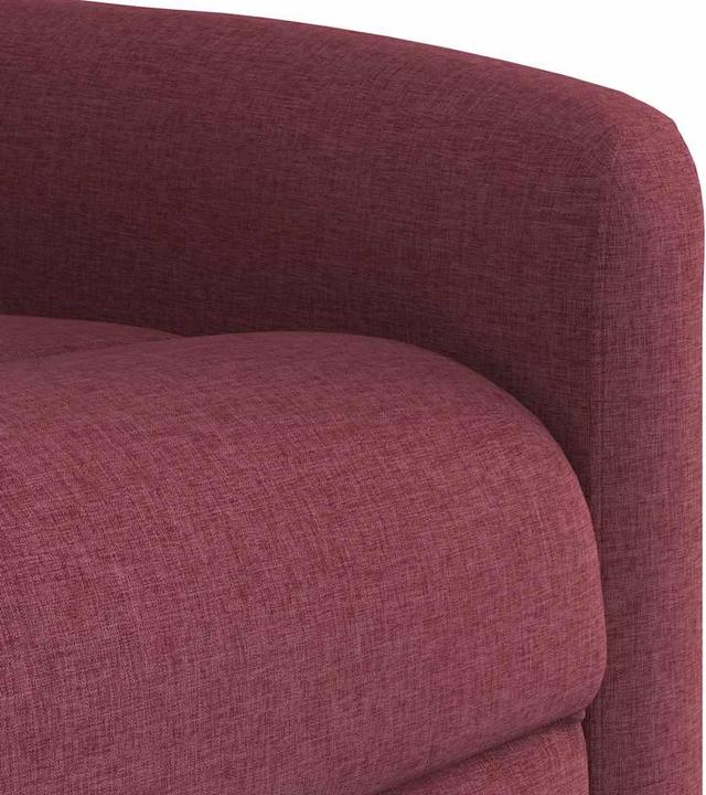 Immagine prodotto VidaXL Poltrona massaggiante elettrica con ausilio per l'assistenza in piedi in tessuto rosso vino