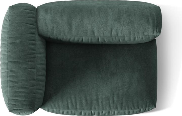 Image du produit Micadoni Chauffeuse Gauche, "Martina", 1 Place, 121x106x75 Fabriqué en Europe (Canapé modulaire, 1 place)