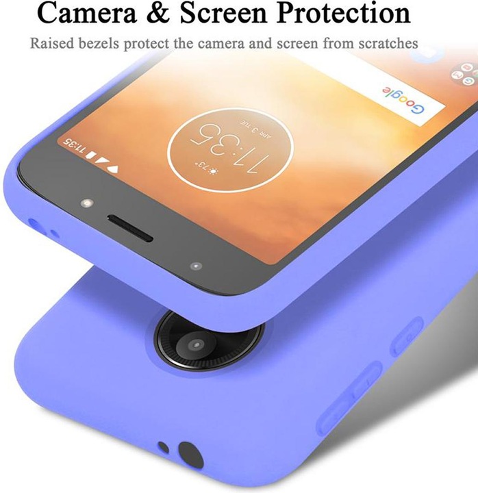 Produktbild Cadorabo TPU Liquid Silicone Case Cover (Motorola Moto E5 Play Go)