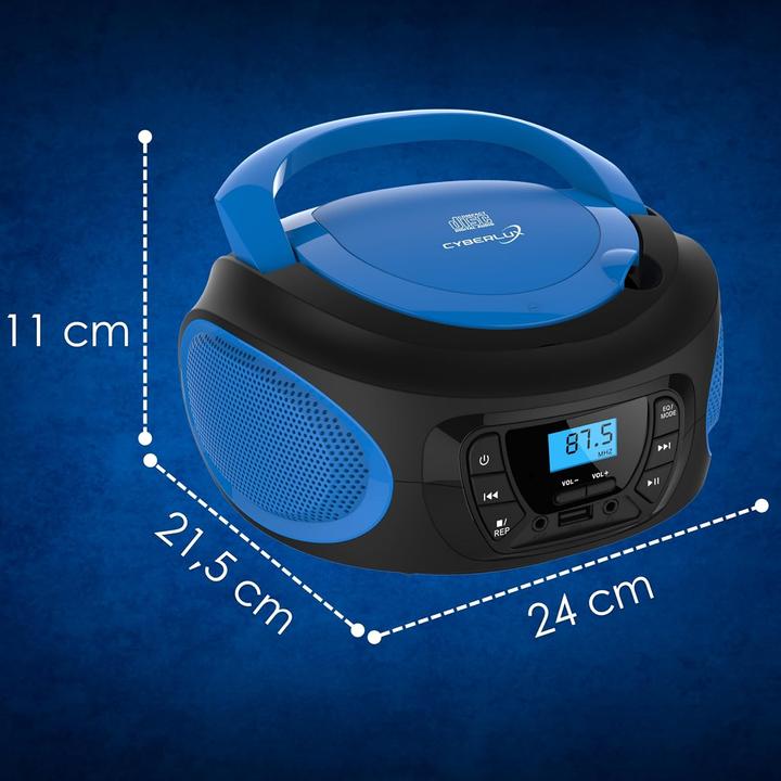 Produktbild Cyberlux Tragbarer CD-Player mit USB