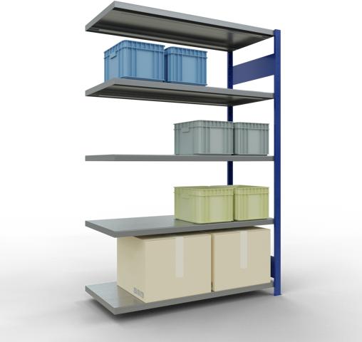 Actual product image Schulte Lagertechnik MULTIplus250 boltless add-on bay system with length bolts