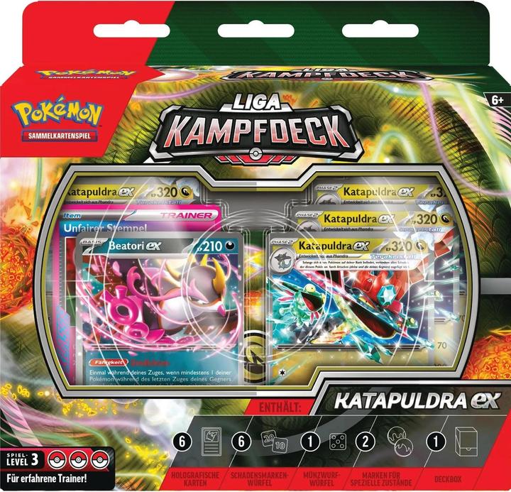 Produktbild Pokémon Katapuldra-ex Liga-Kampfdeck (Deutsch, Deck)