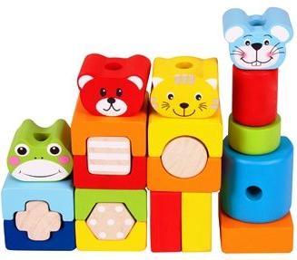 Actual product image Spielba Construction train, with 4 figures