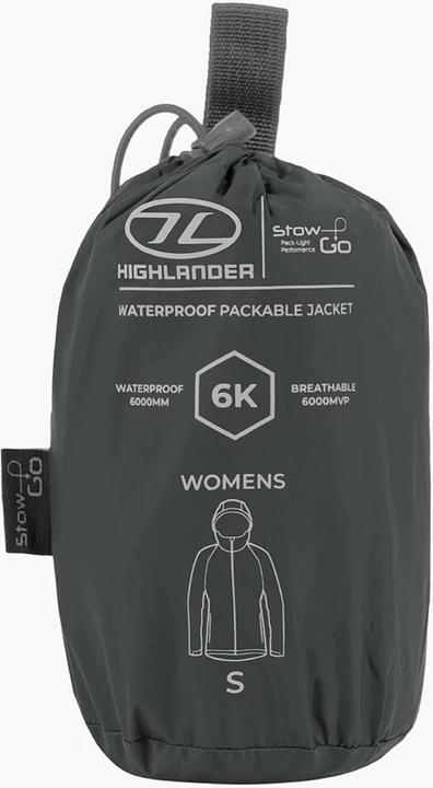 Immagine prodotto Highlander Stow & Go Women Yellow Packaway Jacket - L (L)