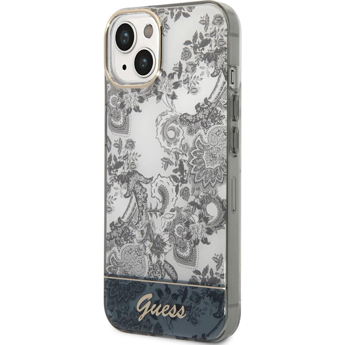 Thumbnail - Guess GUHCP14MHGPLHG iPhone 14 Plus 6,7" szary/grey hardcase Porcelain Collection (Apple iPhone 14 Plus), Smartphone Hül...
