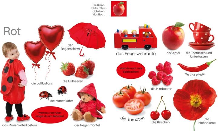 Actual product image First learning. Colours (German)