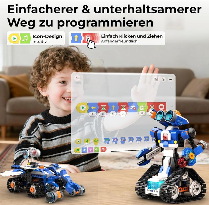 Produktbild Apitor 6-in-1 Programmierbarer Roboter-Bausatz Robot J