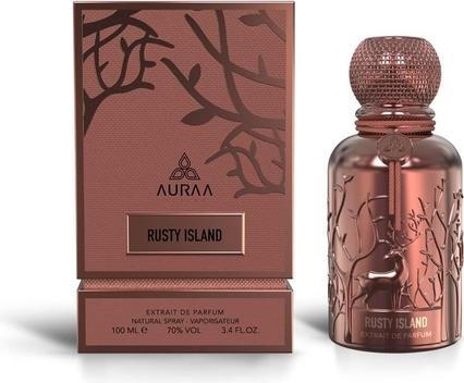 Actual product image Auraa Desire Rusty Island Extrait Perfume 100ml by Strong Leather Wood Scent for Men and Women (Eau de parfum, 100 ml)
