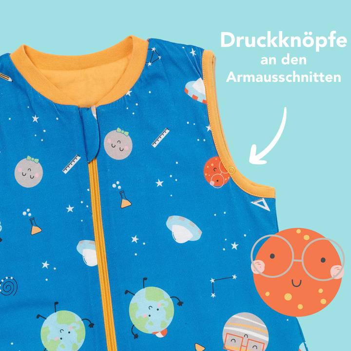 Actual product image Schlummersack Sleeping Bag with Feet & Foldable Feet Covers - 1.0 TOG (60 cm, 1.0 TOG, Autumn, Spring)