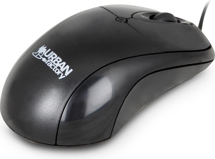 Actual product image Urban Factory Big Crazy Mouse Ambidextrous USB Type-A Optical 800 DPI (Cable)