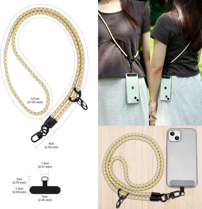 Actual product image Cadorabo Chain case for HTC U11 LIFE necklace cover adjustable