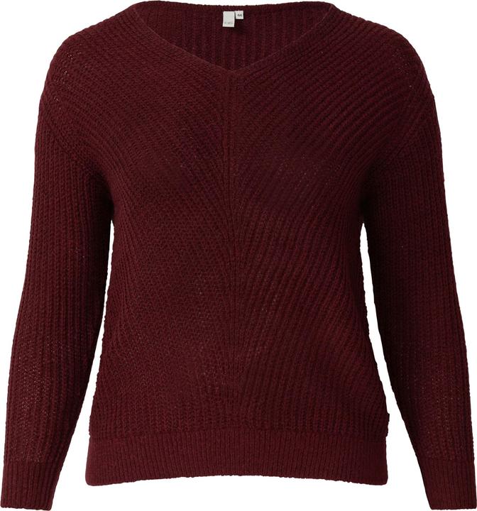 Produktbild S.Oliver Strickpullover Melierter Pullover mit überschnittener Schulter (46)